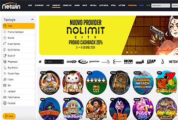 La pagina Casinò Vip di Netwin