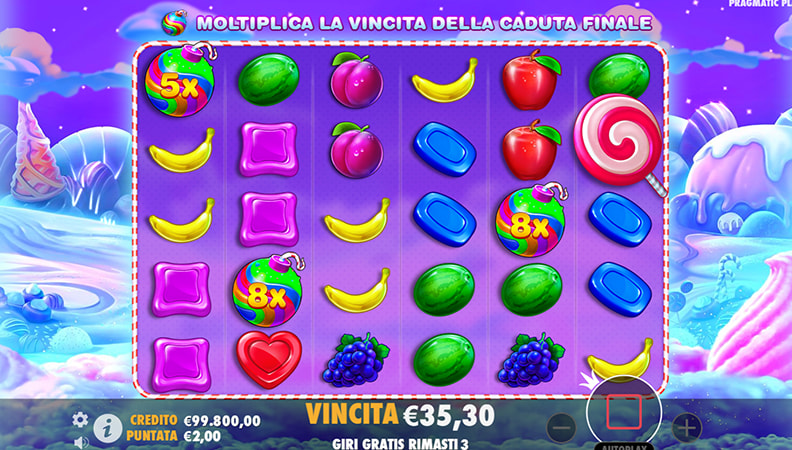 I free spin della slot Sweet Bonanza