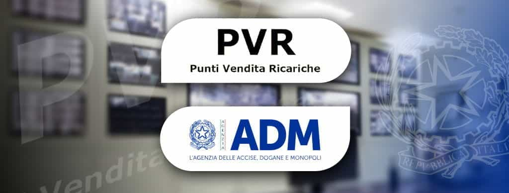 Interno di un PVR, logo PVR, logo ADM