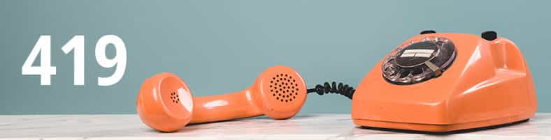 Telefono con prefisso 419